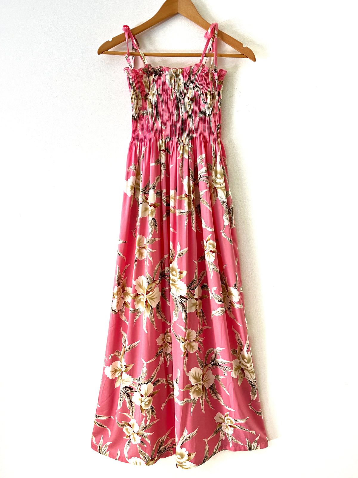 Women's Pink Orchid Summer Maxi Sundress