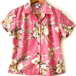 Ladies Hawaiian Blouse - Summer Pink