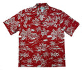 Men's Red Paradise Island Shirt