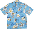 Men's Light Blue Hibiscus Breeze Shirt