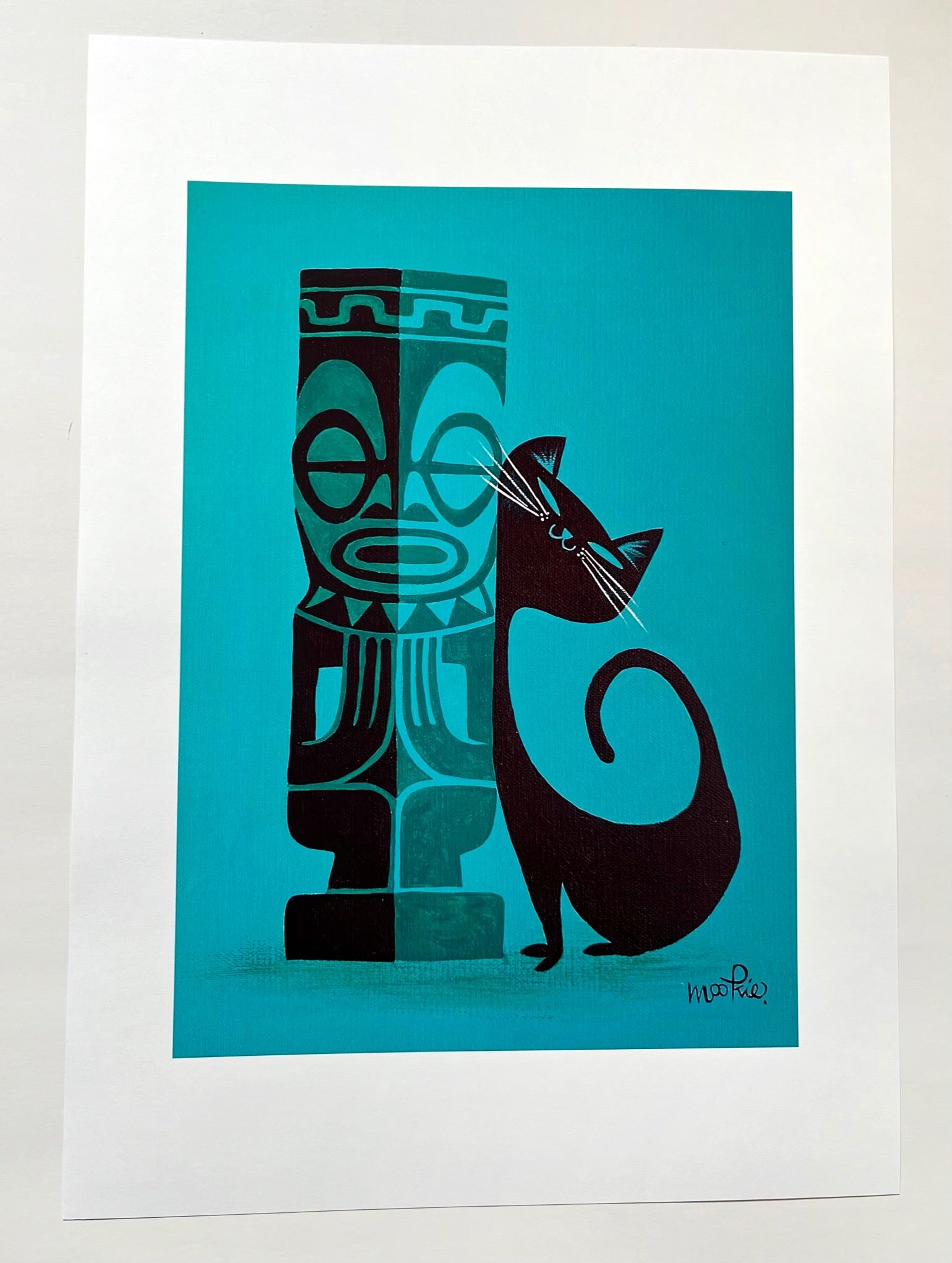 "Tiki Cat"  art print