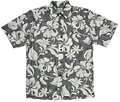 Men's Black Happy Hibiscus Shirt