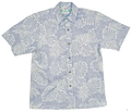 Men's Sky Blue Monstera Forest Shirt