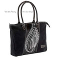 Lawe Tote Bag - Black Leather